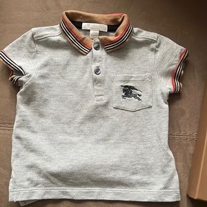 Burberry polo collar shirt Sz 18m